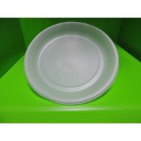 Тарелка пластиковая одноразовая ПС Д=170 белая АТЛАС 100 шт/уп, 2000 шт/кор.